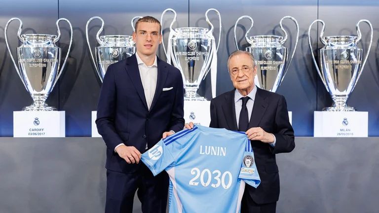 Lunin signed a contract extension last summer.