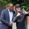 Paul Ince grins and poses for selfie with fan outside court as faces drink-driving charge